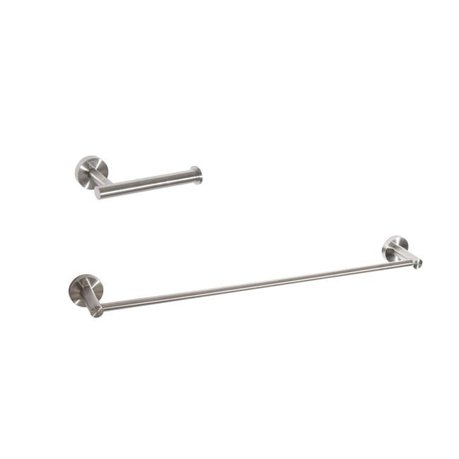 Alma Brushed Nickel Stainless Steel Bathroom Hardware Set