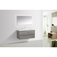 thumbnail image 1 of Alma 42 Inch Cement Gray Wall Mount Vanity With A Integrated Sink, 1 of 11