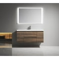 thumbnail image 1 of Alma 48 Inch Ebony Brown Wall Mount Vanity With A integrated Sink, 1 of 11