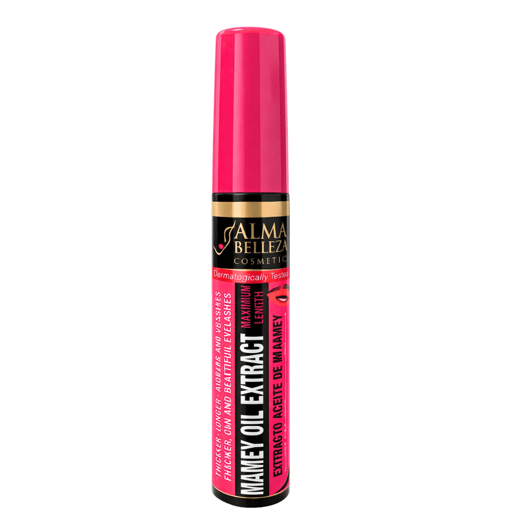 Alma Belleza Mamey Oil Extract Mascara  Lengthening & Volumizing Lash Formula, Smooth Application, Clump-Free Finish, Daily Wear Eyelash Makeup