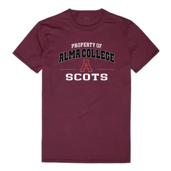 Alma College Scots Property College T-Shirt, Maroon - 2XL