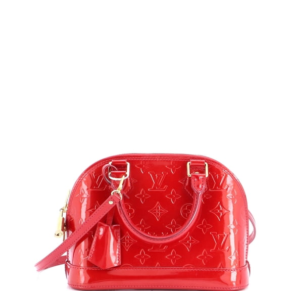 Alma Handbag Monogram Vernis BB By Rebag