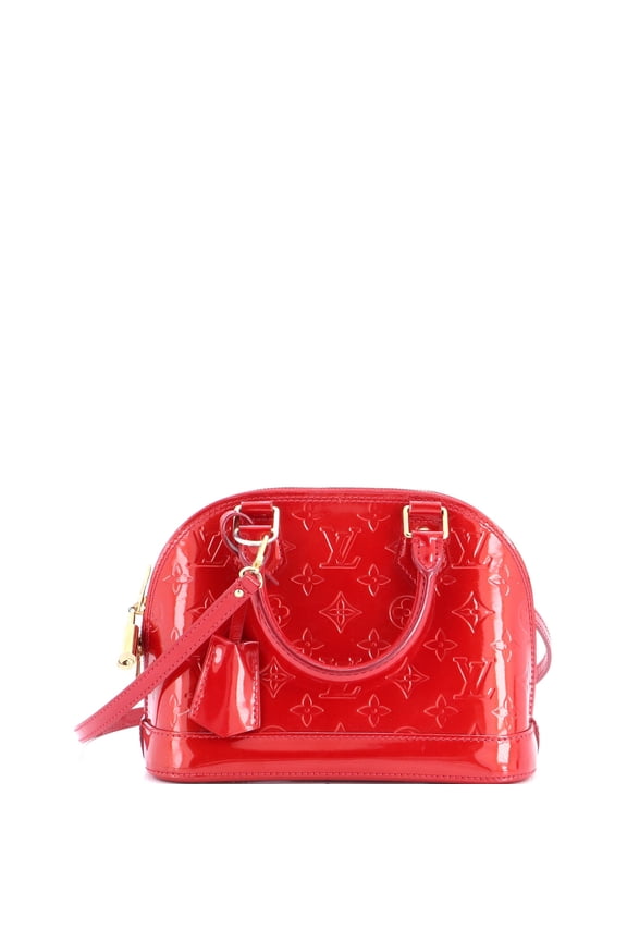 Alma Handbag Monogram Vernis BB By Rebag
