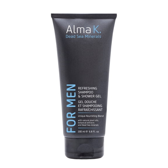 Alma K Refreshing Shampoo and Shower Gel, Shampoo for Men, 6.8 oz