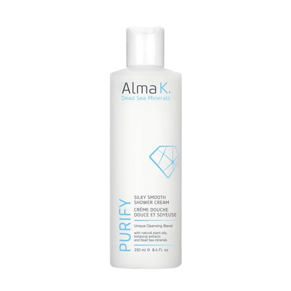 Alma K Silky Smooth Shower Cream, Shower Gel Body Wash, 8.4 oz