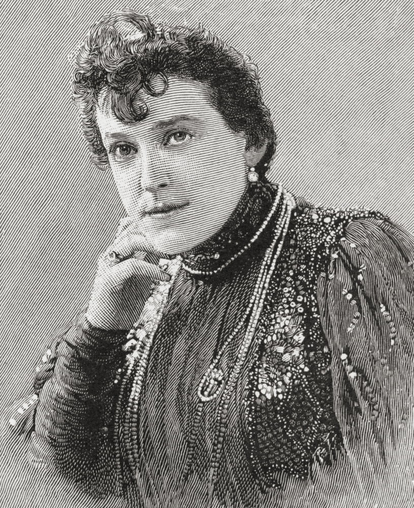 Alma Stuart Stanley 1853 - 1931 English Actress And Singer From The Strand Magazine Published 1897 Canvas Art - Ken Welsh Design Pics (14 x 17)