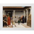 thumbnail image 1 of Alma-Tadema, Sir Lawrence 24x19 White Modern Wood Framed Museum Art Print Titled - The Education of the Children of Clovis, 1861, 1 of 4
