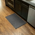thumbnail image 1 of Alma Transitional 2' x 3' Dark Gray and Ash, Machine Washable Polyester & Cotton Indoor Area Rug, 1 of 12