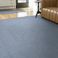 thumbnail image 1 of Alma Transitional 8' x 10' Blue and Azure Blue, Machine Washable Polyester & Cotton Indoor Area Rug, 1 of 11
