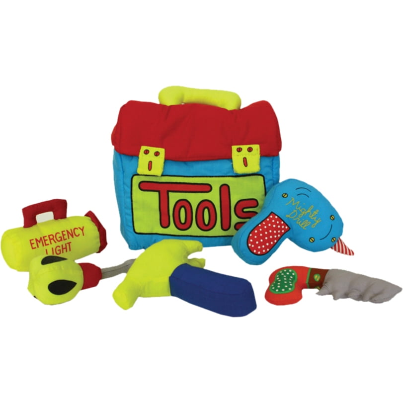 Smoby Tool Bag Toy - Pretend Play Tool Set For Kids, Includes Drill, Hammer, Pliers