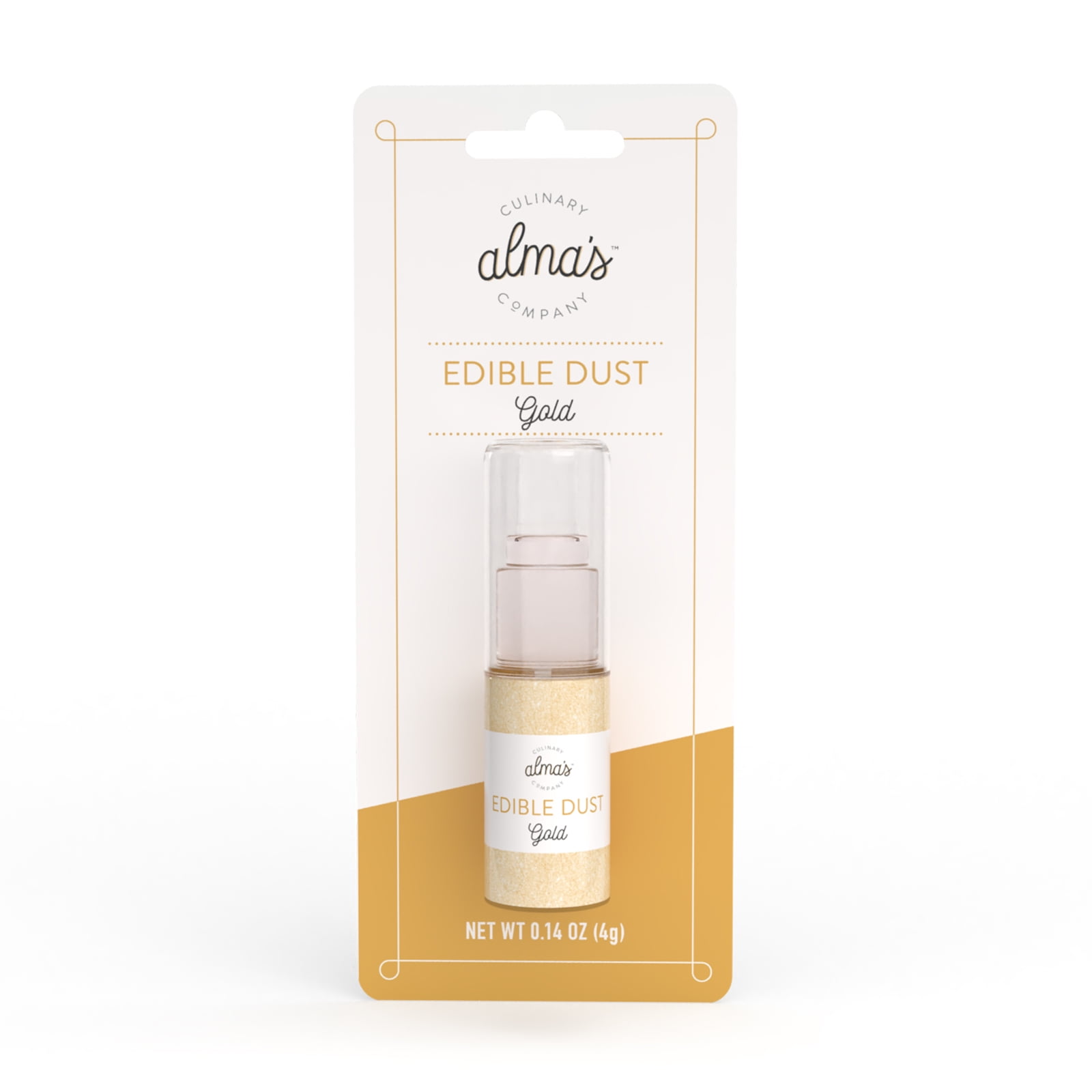 Alma's Gold Edible Dust .14oz Dessert Toppings