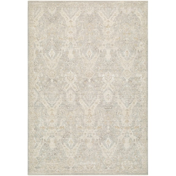 Boutique Rugs Almaas Traditional Area Rug - Medium Gray, Sandstone, Ivory - 10' x 13'11"