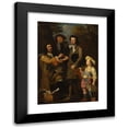 thumbnail image 1 of Almanach 18x24 Black Modern Framed Museum Art Print Titled - The Fortune Teller, or Allegory of the Five Senses (circa 1730), 1 of 5