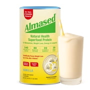 Almased Meal Replacement shakes   Gluten-Free, non-GMO Weight Loss Powder   Vanilla Flavor, 17.6 oz