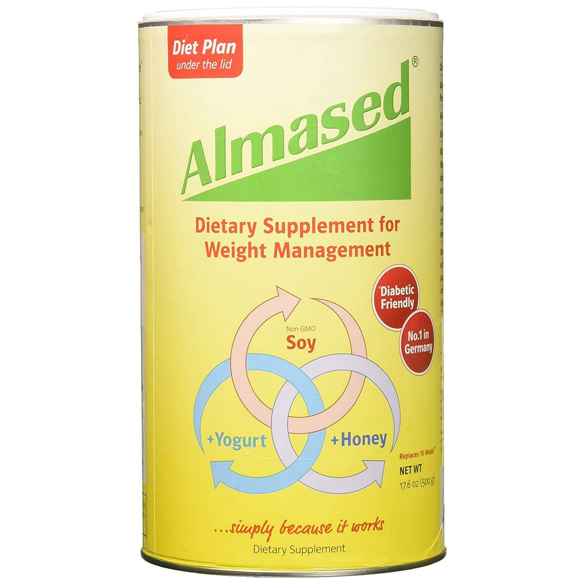 Almased Weight Management And Metabolic Health Supplement 17.6 Oz