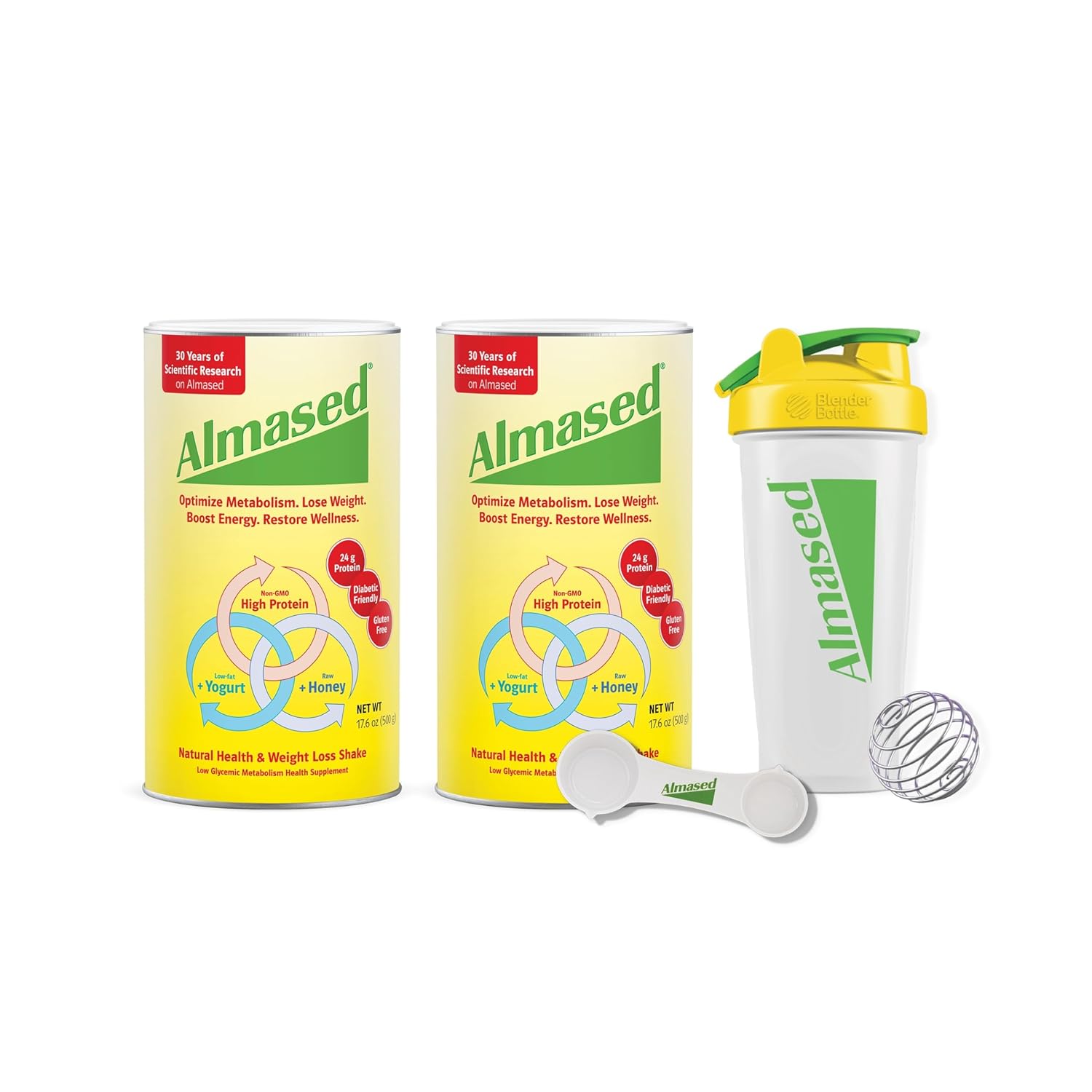 Almased Protein Powder for Weight Loss Kit for Men & Women, Natural