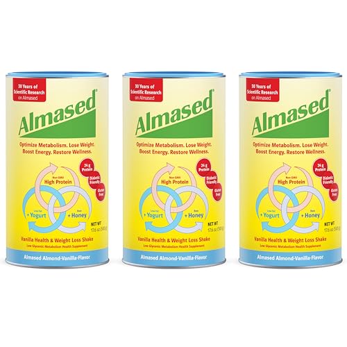 Almased Vanilla shakes GlutenFree, nonGMO Powder Boost High