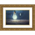 thumbnail image 1 of Almawash, Sulaiman 18x13 Gold Ornate Wood Framed with Double Matting Museum Art Print Titled - Moon Lamp, 1 of 4