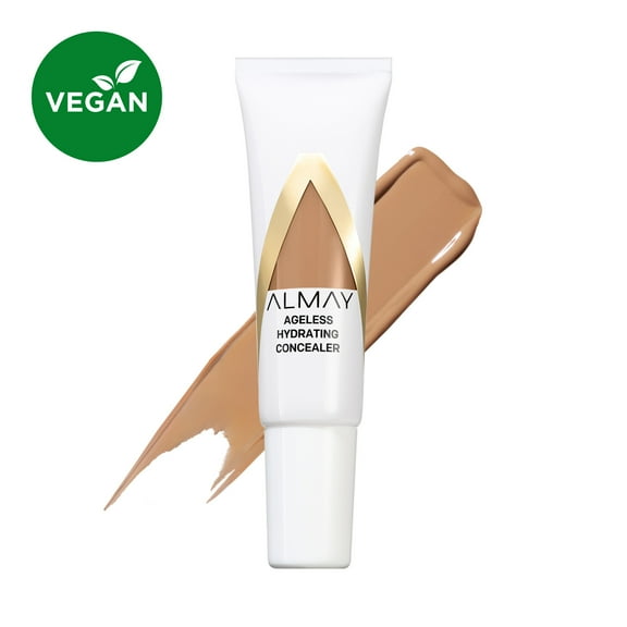 Almay Ageless Hydrating Liquid Concealer Makeup, Natural Finish, 030 Medium, 0.37 fl oz