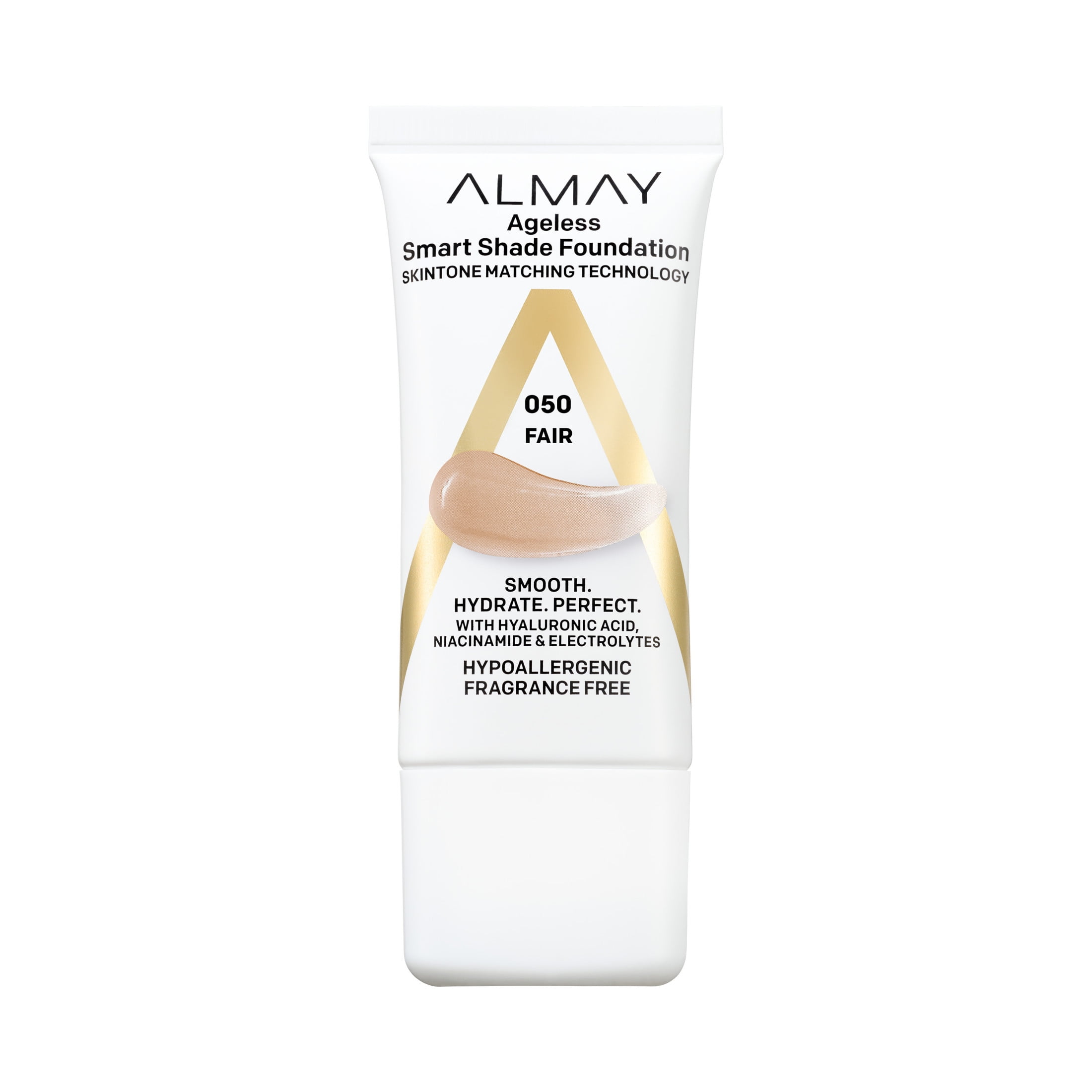 Almay Ageless Smart Shade Liquid Foundation Makeup, Hypoallergenic