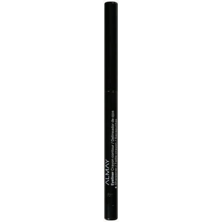Almay All-Day Eyeliner Pencil, Crayon Contour Water Resistant Eyeliner Pencil, 205 Black, 0.01 oz
