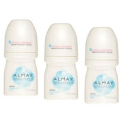 Almay Anti-Perspirant & Deodorant, Sensitive Skin, Roll-On, Fragrance Free 1.7 oz Pack of 3