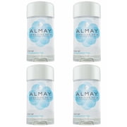 Almay Clear Gel Antiperspirant Deodorant for Women, Hypoallergenic, Dermatologist Tested for Sensitive Skin, Fragrance Free, 2.25 oz Pack of 4