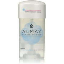 Almay Clear Gel Antiperspirant Deodorant for Women, Hypoallergenic, Dermatologist Tested for Sensitive Skin, Fragrance Free, 2.25 oz (Pack of 6)