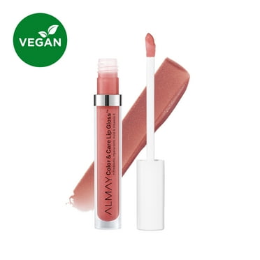 Almay Color & Care Hydrating Lip Gloss, Hypoallergenic, 200 Rose Glow, 0.1 fl oz