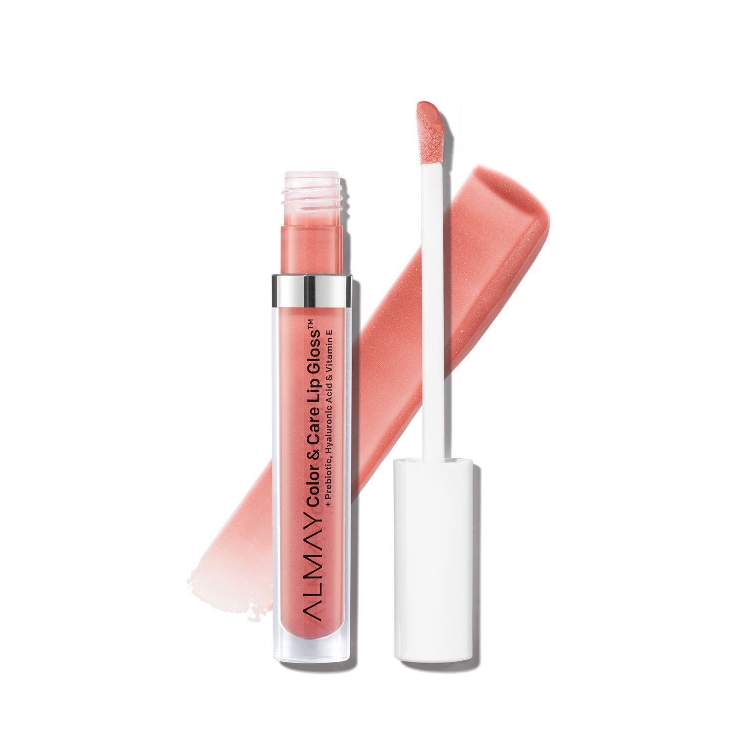 Almay Color & Care Hydrating Lip Gloss, Hypoallergenic, 400 Peachy Sky ...