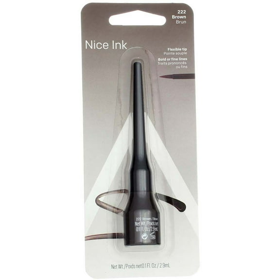 Almay Eyeliner Liquid Line, Brown [222], 0.1 oz (Pack of 3)