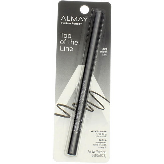 Almay Eyeliner Pencil, Black [205], 0.01 oz