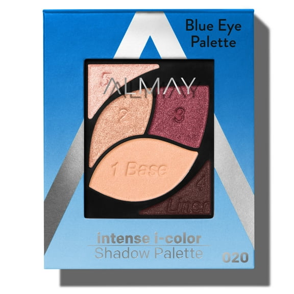 Almay Intense I-Color Eyeshadow Palette, Hypoallergenic, 020 Blue Eyes, 0.1 oz