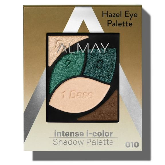 Almay Intense I-Color Eyeshadow Palette, Hypoallergenic, 030 Hazel Eyes, 0.1 oz