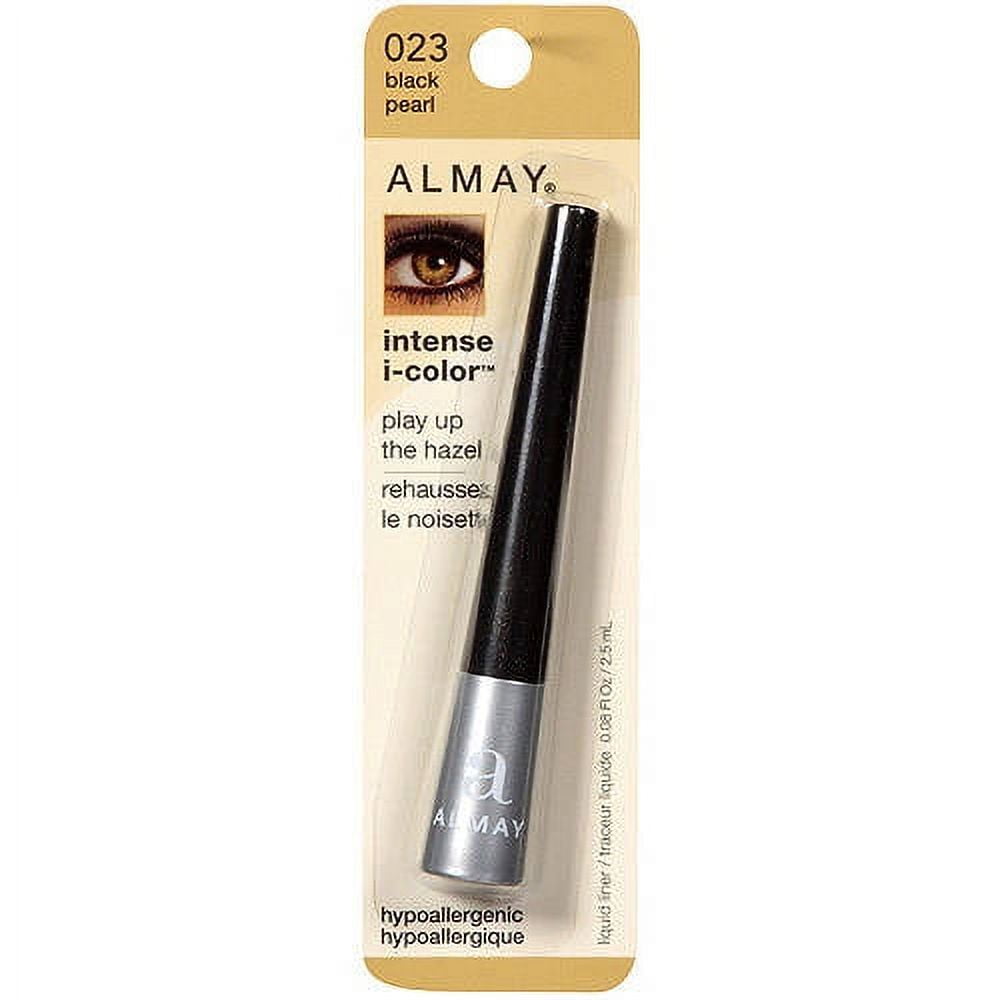 Almay Intense I-Color Smooth Liquid Eye Liner, Black Pearl, 0.08
