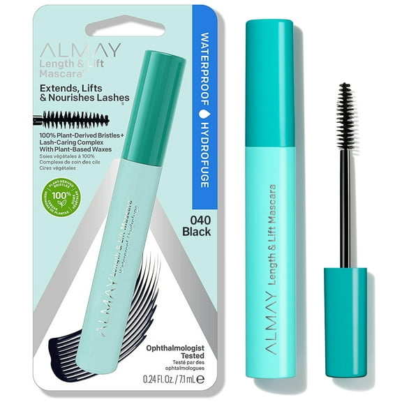 Almay Length and Lift Mascara, 040 Waterproof Black, 0.24 fl oz