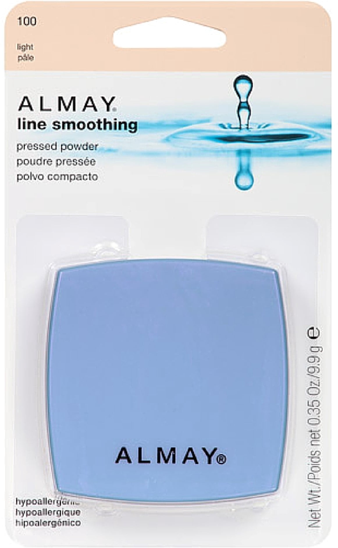 Almay Line Smoothing Pressed Powder, Light [100] 0.35 oz - Walmart.com