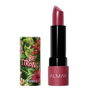 Almay Lip Vibes Hypoallergenic Cream Lipstick with Shea Butter, Be Strong