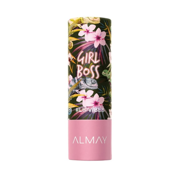 Almay Lip Vibes Hypoallergenic Cream Lipstick with Shea Butter, Girl Boss, 0.14 oz