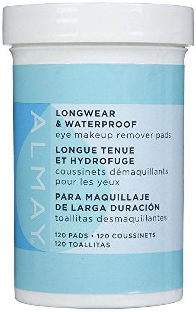 Almay Longwear & Waterproof Eye Makeup Remover Pads 120 ct