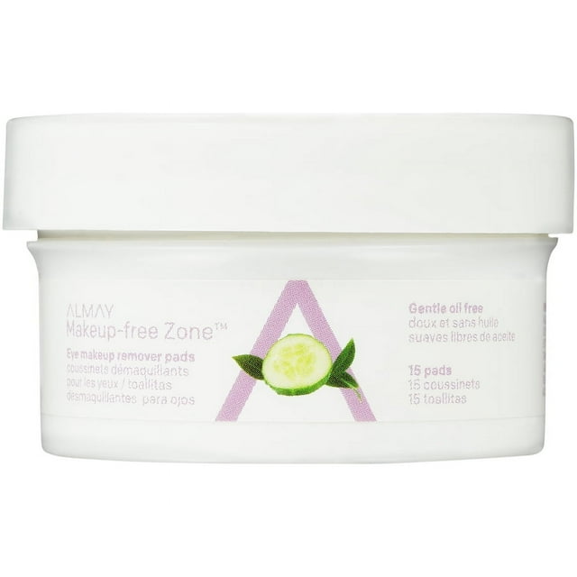 Almay Oil Free Eye Makeup Remover Pads, 15 Ct