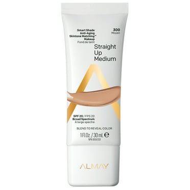 Almay Smart Shade Anti-Aging Makeup, Straight Up Medium