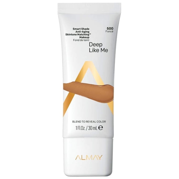 Almay Smart Shade Anti-Aging Skintone Matching Makeup, Hypoallergenic, Cruelty Free, Oil Free, -Fragrance Free, Dermatologist Tested Foundation with SPF 20, 1oz