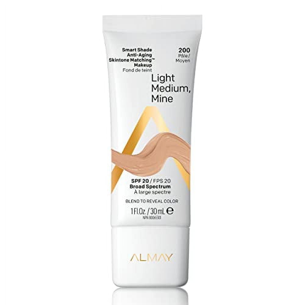 Almay Smart Shade AntiAging Skintone Matching Makeup, Medium Coverage