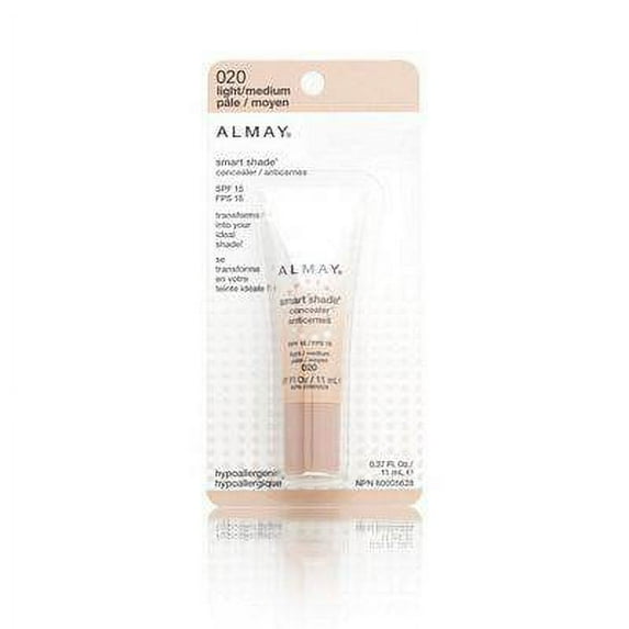 Almay Smart Shade Concealer, Hypoallergenic, Cruelty Free, Oil Free, Fragrance Free, Dermatologist Tested