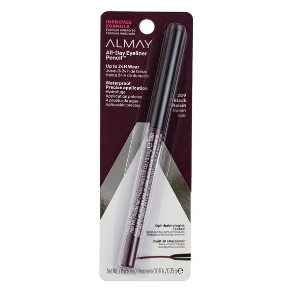 Almay Top Of The Line Eyeliner Pencil, Black Raisin [209]