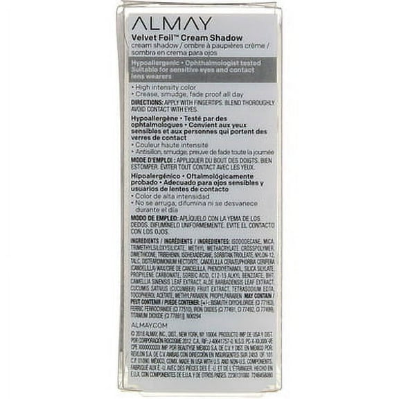 Almay Velvet Foil Cream Shadow, Out Of The Woods 80, 0.36 fl oz