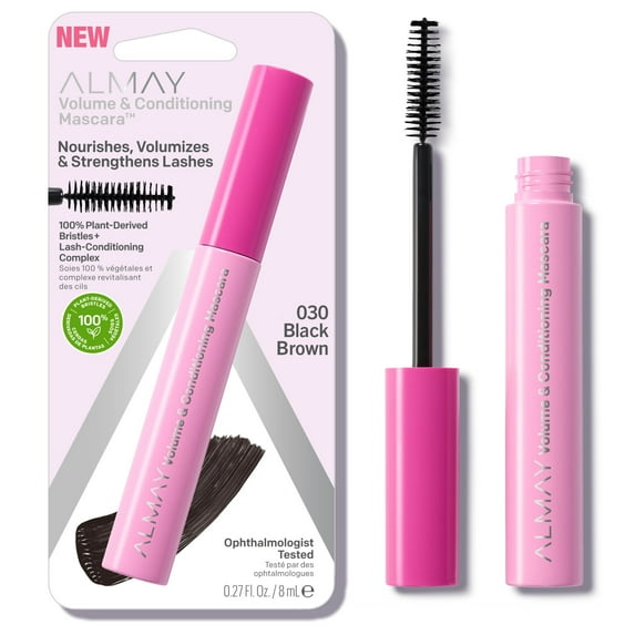 Almay Volume and Conditioning Waterproof Mascara, 30 Black Brown, 0.27 fl oz