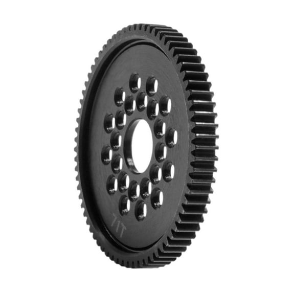 Almencla 1:10 71T Gear, Replacement, 71T RC Car Steel Gear Upgrades Parts for TA08 RC Car Model Parts Replacement DIY Accs