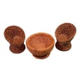 thumbnail image 1 of Almencla 1:12 1:6 Dollhouse Furniture Life Scene Resin Mini Model Doll Accessories Decoration for Living Room Kitchen Bedroom Decor 1 Basket 2 chairs, 1 of 8